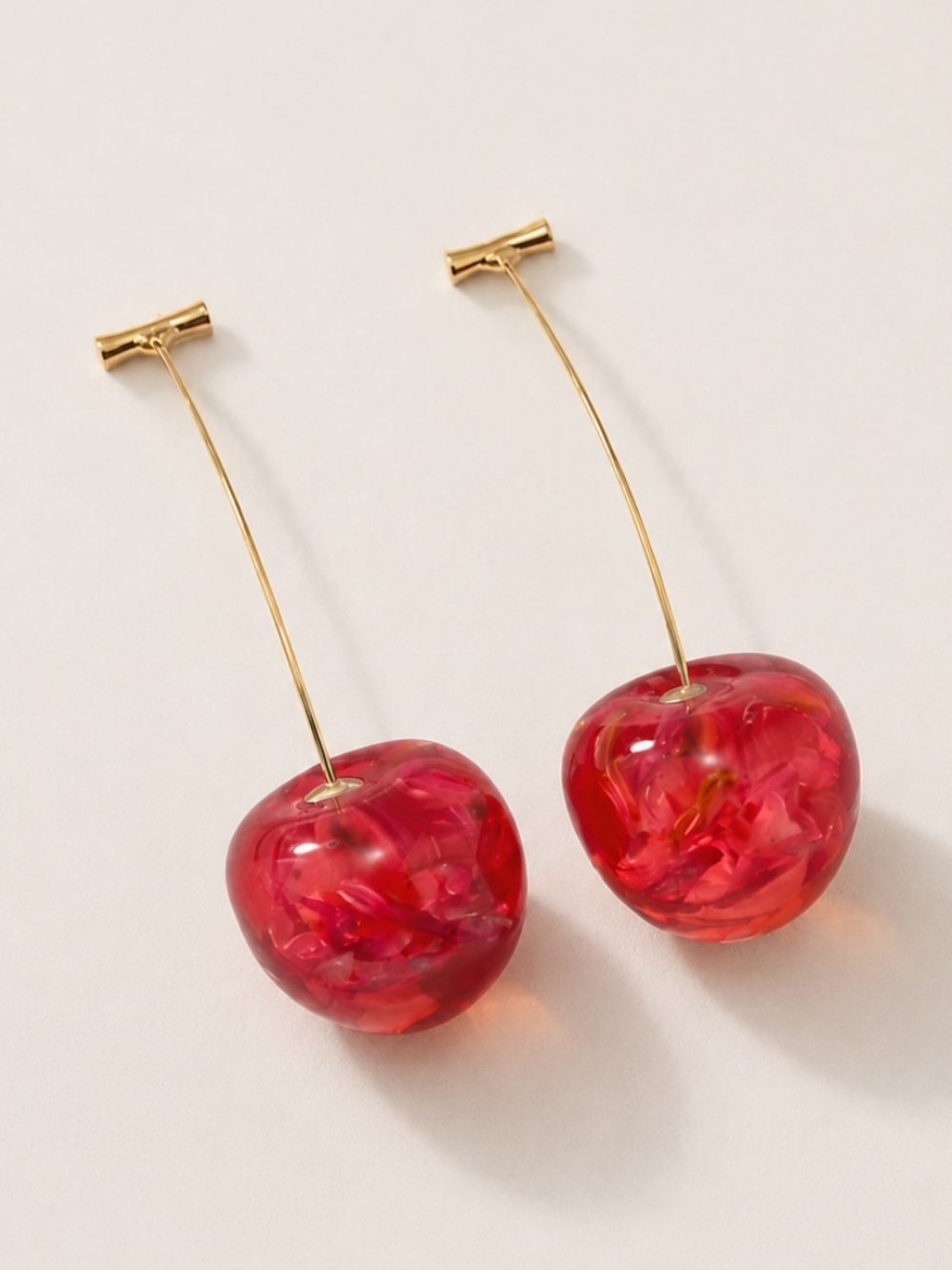 New! Preppy Colorful Cherry Drop Earrings (3038) NWOT